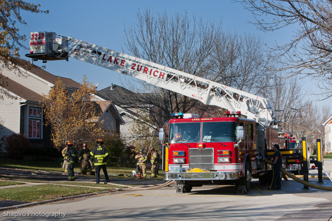 Lake Zurich house fire Fries Drive 11-1-11